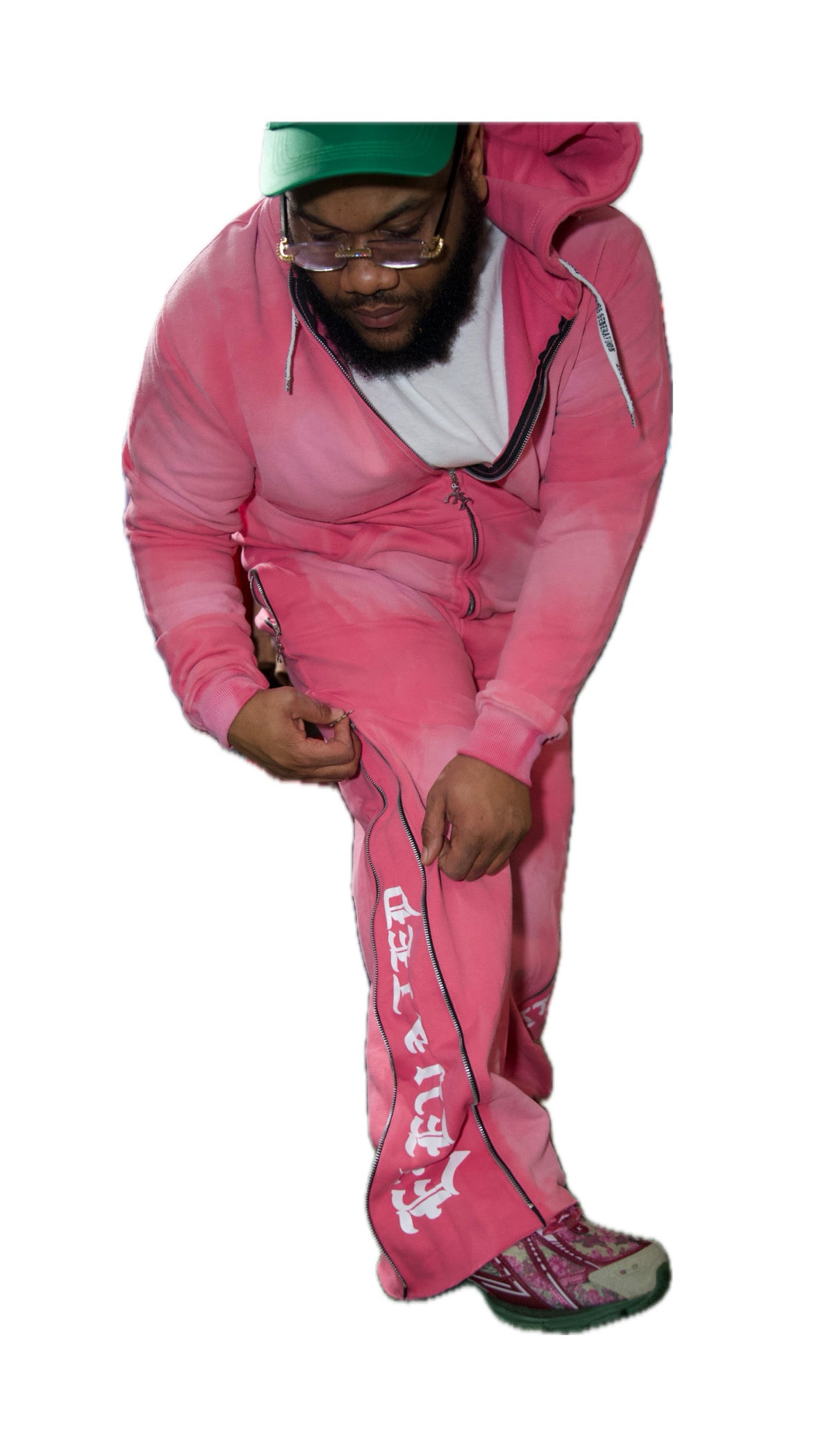 Exalt Zip Sweatsuit - Pink