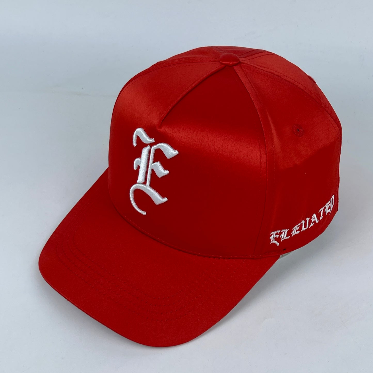 Satin Basic Hat - Red
