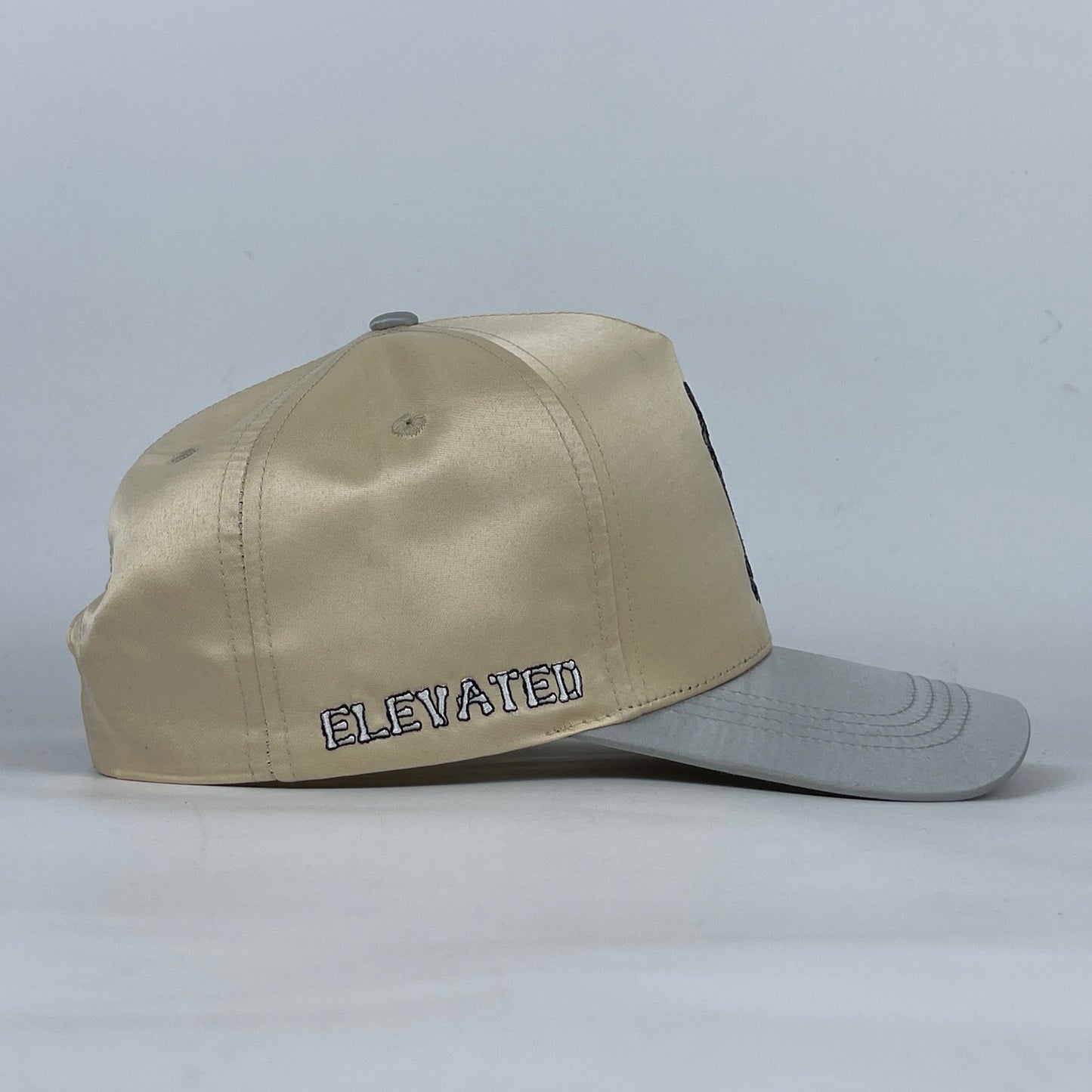 Satin "Elevated" Hat - Cream
