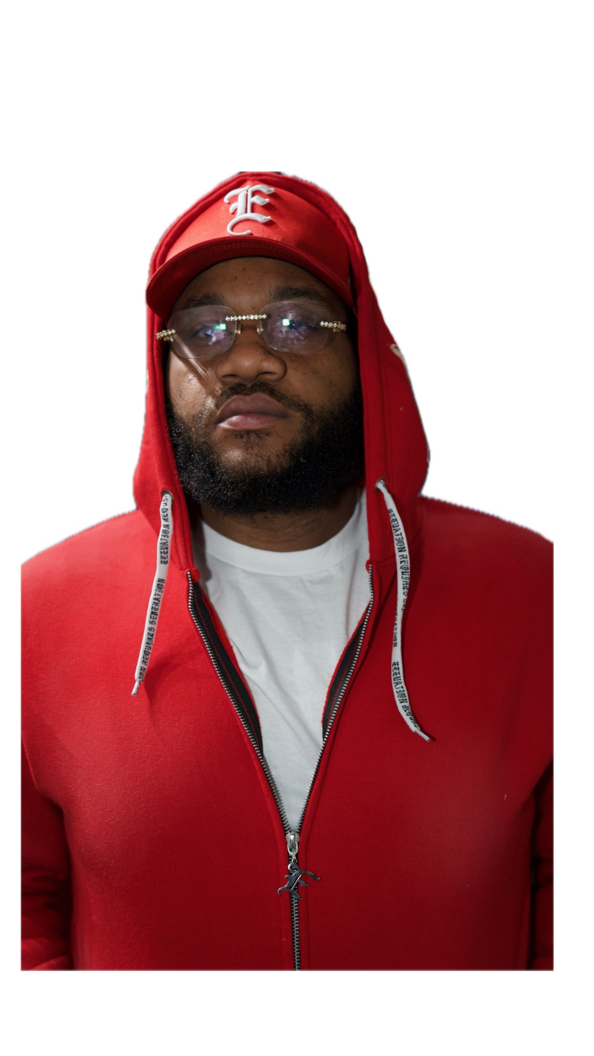 Exalt Zip Sweatsuit - Red