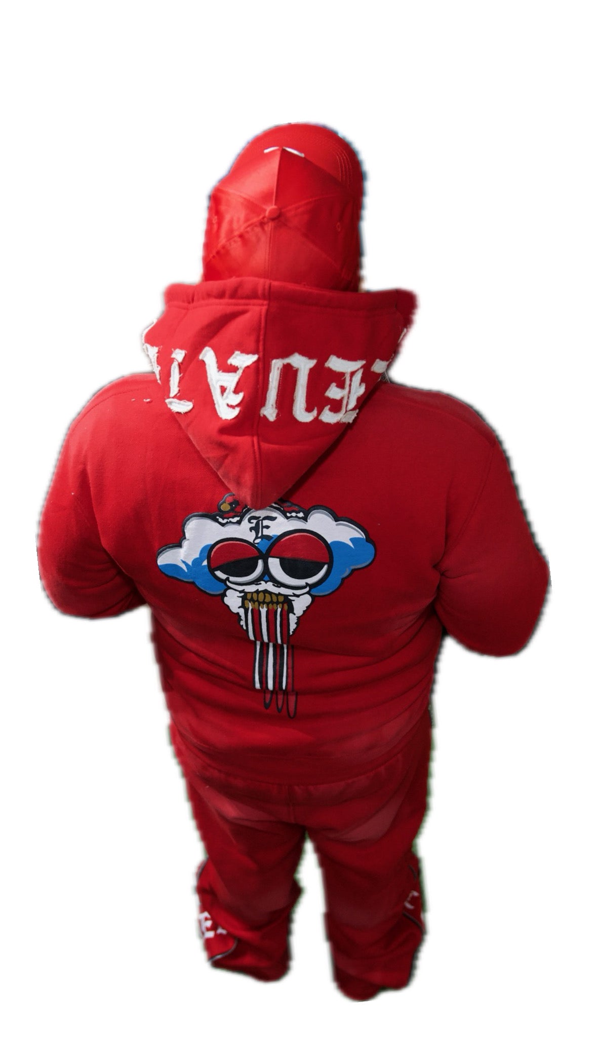 Exalt Zip Sweatsuit - Red