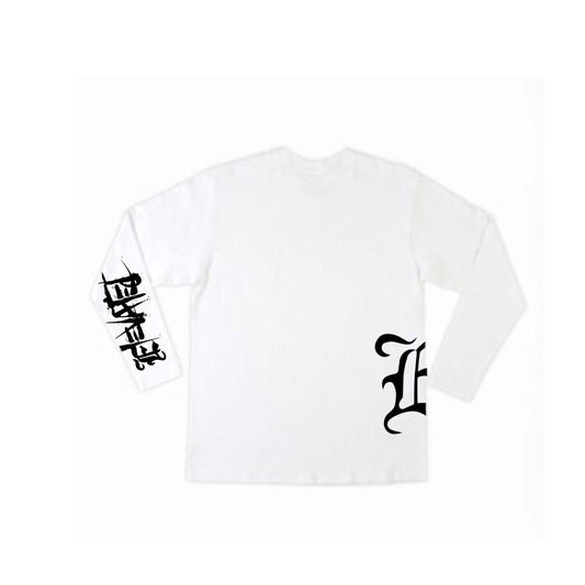 Elevated Long Sleeve - White and Black