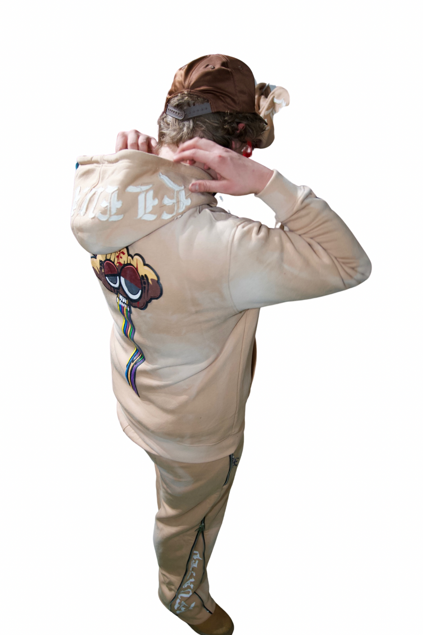 Exalt Zip Sweatsuit - Tan